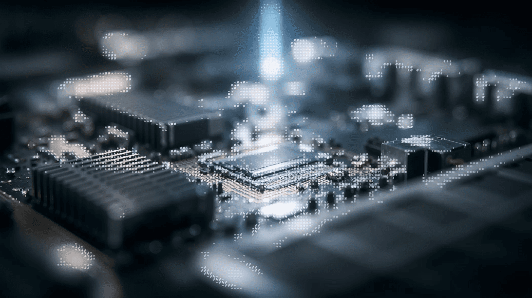 Decorative ASCII bloom graphic